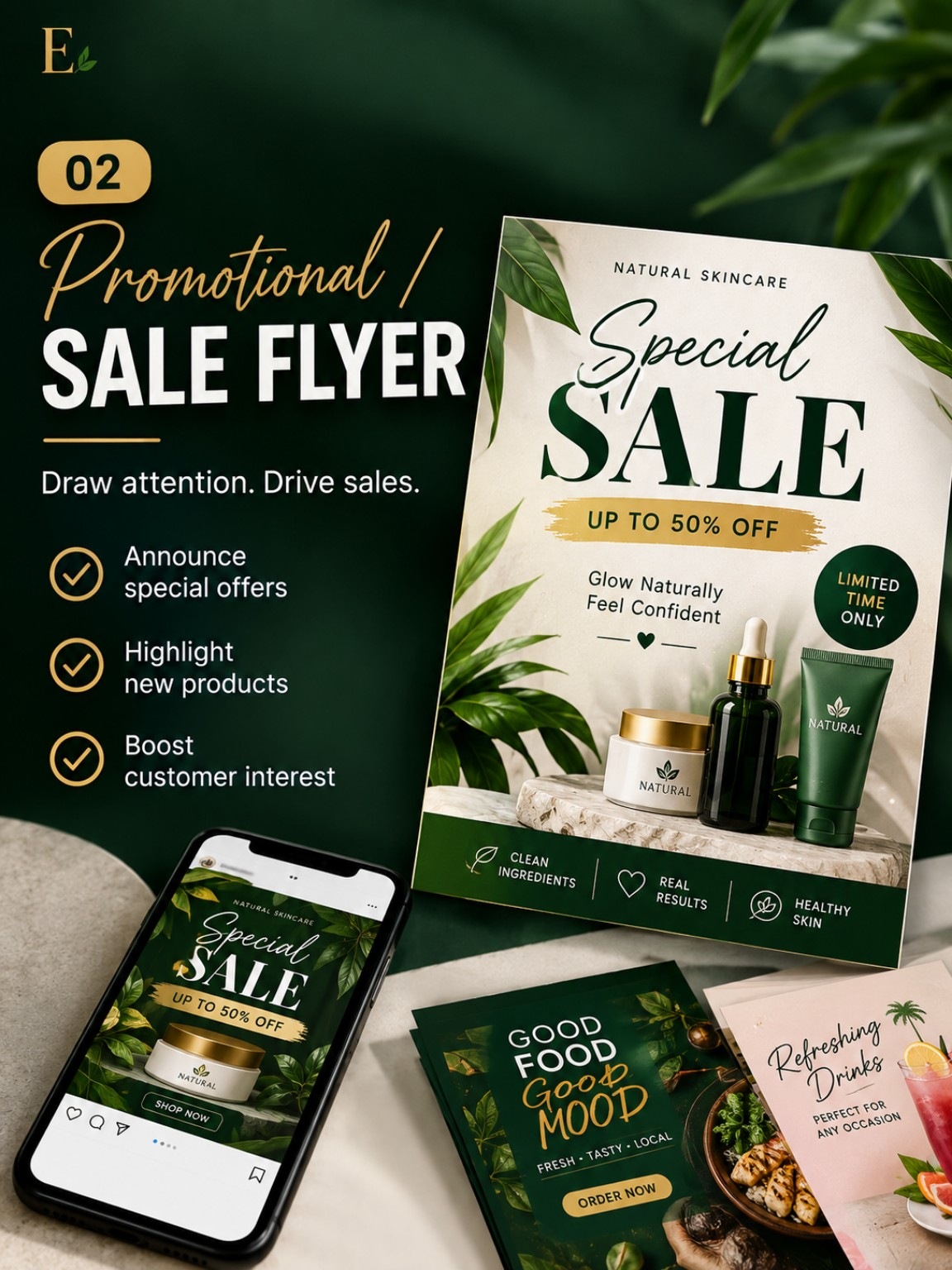 Promotional flyer concepts