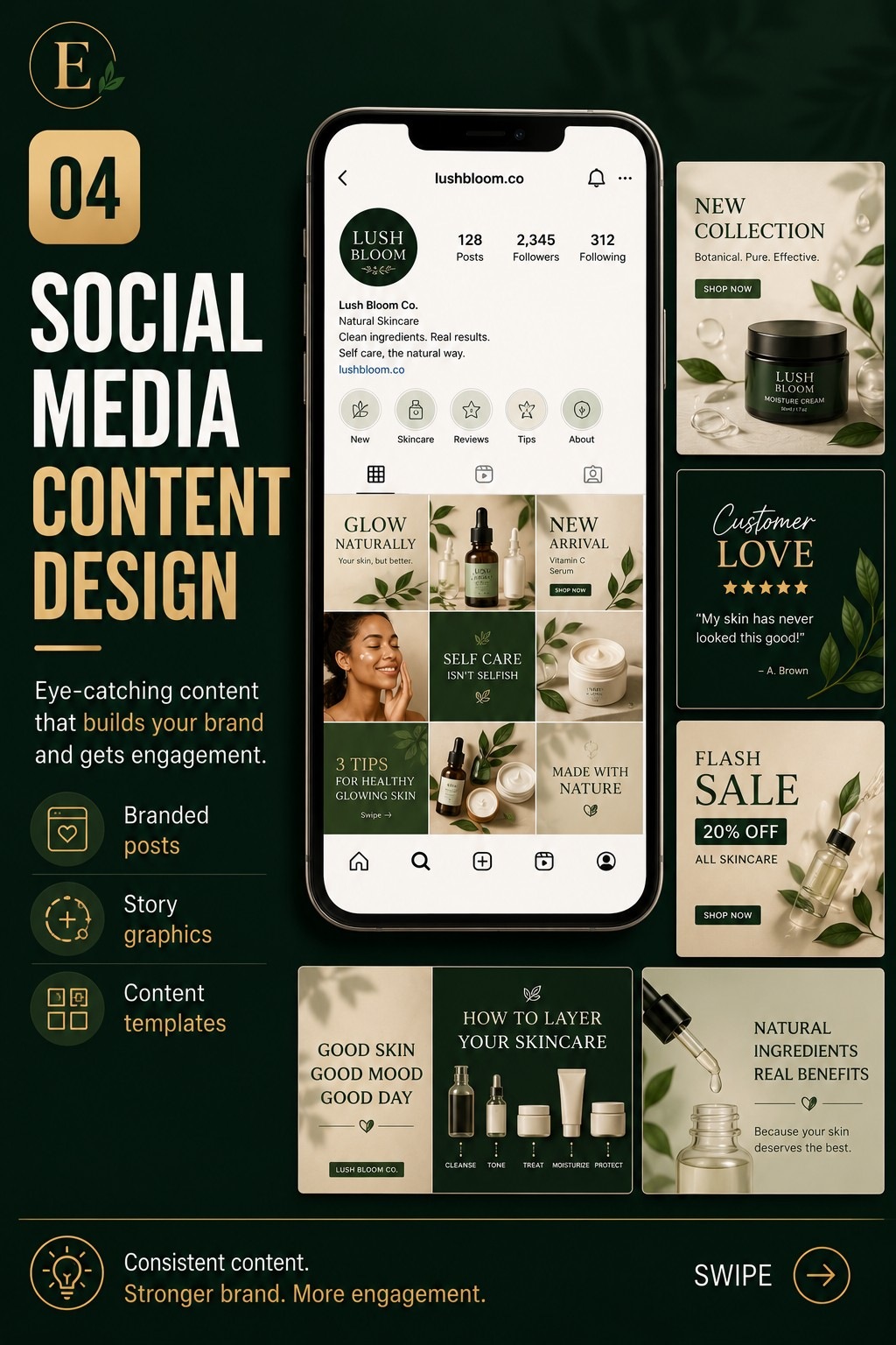 Social media design concept